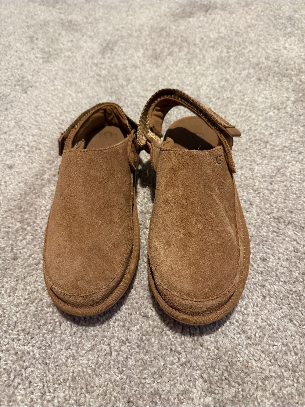 UGG Goldenstar Clogs - Kids Brown Suede